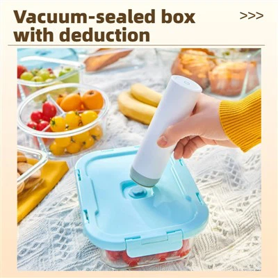glass bento box 3 compartment